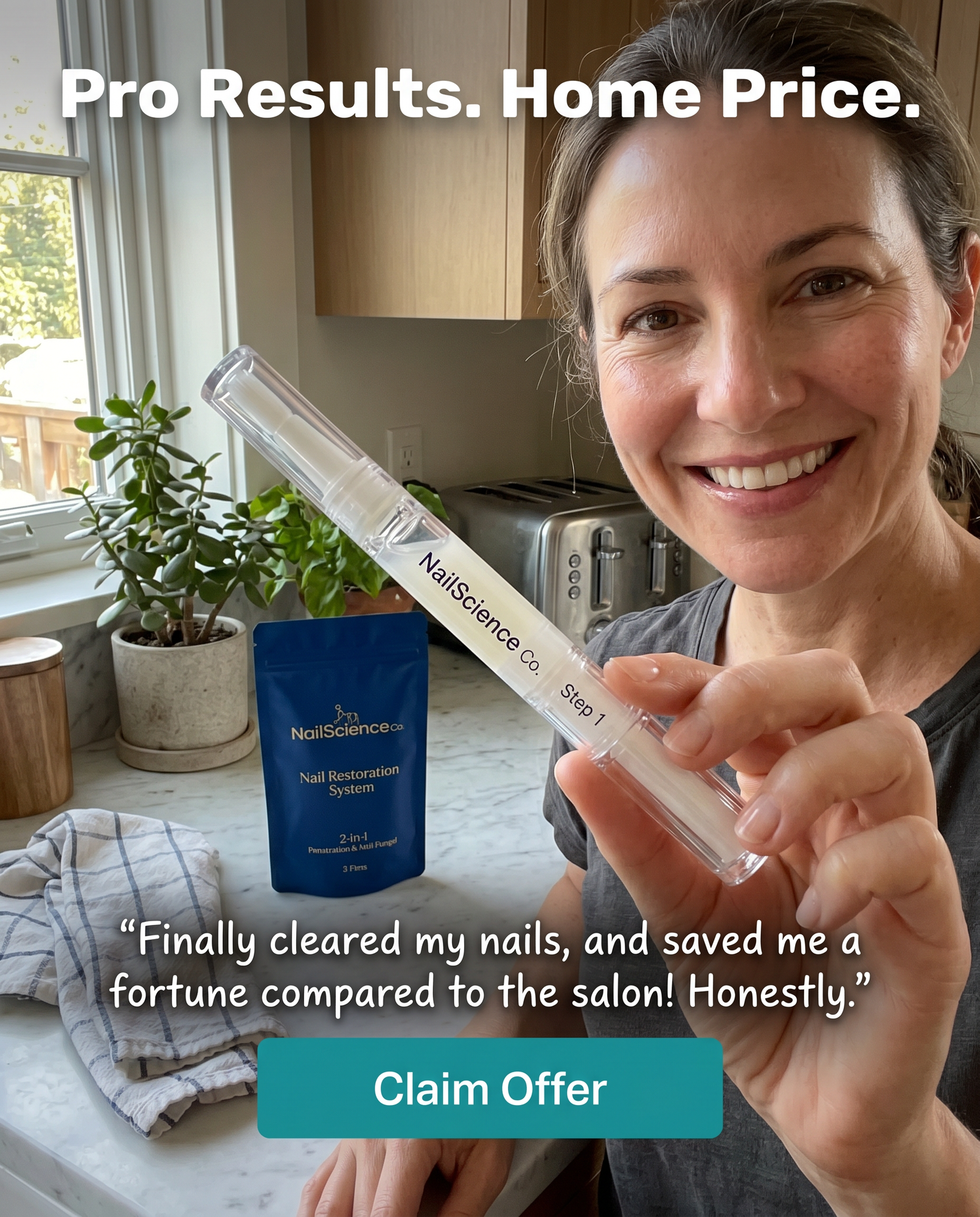 NailScience — results ad creative